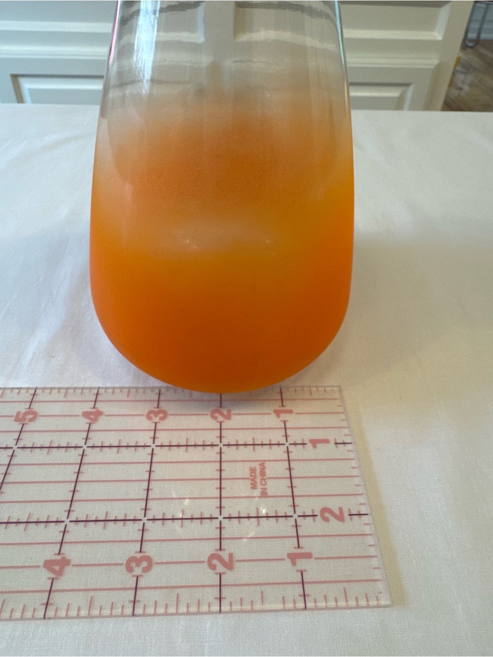 🍊 Vintage Blendo Orange Frosted Ombre Juice Carafe w/ Original Lid MCM HTF - Picture 3 of 10